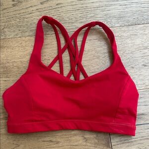 Lululemon Red  Sports Bra